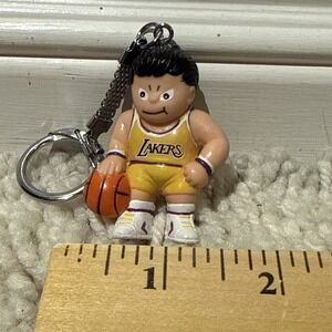 Vintage Lil Sports Brat RARE Los Angeles Lakers NBA Keychain Vintage